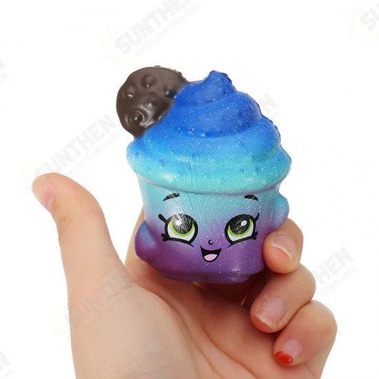 2Pcs Cookie Cup Squishy 6.5*3.5cm Slow Rising With Packaging Collection Gift Soft Toy