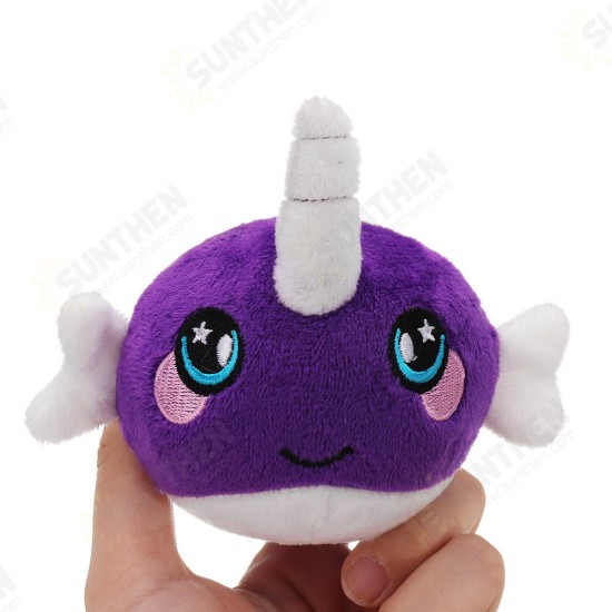 3.5inch Squishamals Dolphins Squishy Foamed Stuffed Squishimal Toy Slow Rising Plush Toy Pendant