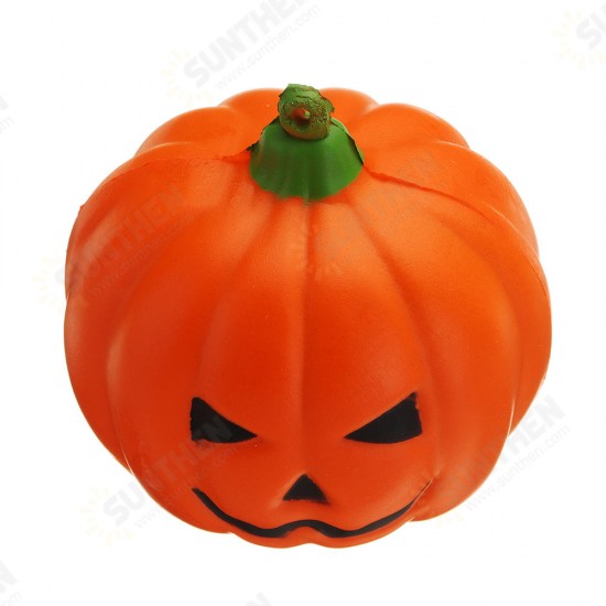 3PCS 7CM Squishy Simulation Random Halloween Slow Rising Smile Pumpkin Squishy Fun Toys Decoration