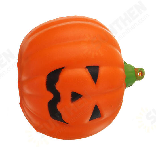 3PCS 7CM Squishy Simulation Random Halloween Slow Rising Smile Pumpkin Squishy Fun Toys Decoration