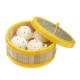 4Pcs Bread Squishy 6CM Slow Rising Collection Gift Soft Toy With Steamer Cover