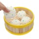 4Pcs Bread Squishy 6CM Slow Rising Collection Gift Soft Toy With Steamer Cover