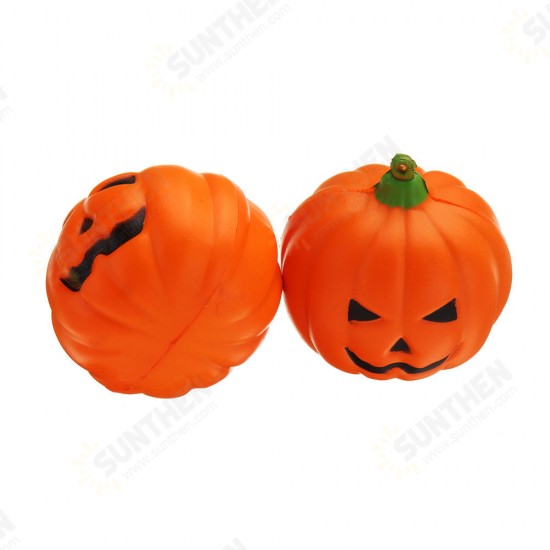 7CM Halloween Squishy Simulation Random Super Slow Rising Smile Pumpkin Squishy Fun Toys Decoration