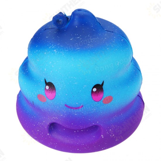 7cm Crazy Squishy Galaxy Poo Slow Rising Scented Cartoon Bun Gift Decor Collection