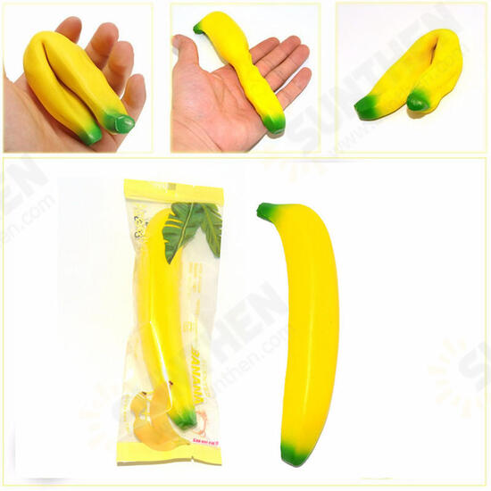 17cm Banana Squishy Super Slow Rising Simulation Fruit Kid Toy Christmas Gift