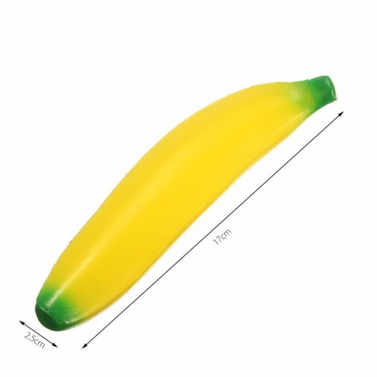 17cm Banana Squishy Super Slow Rising Simulation Fruit Kid Toy Christmas Gift