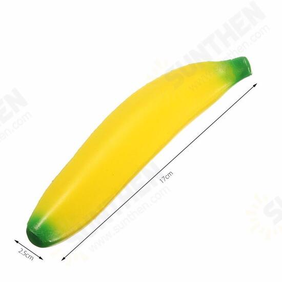 17cm Banana Squishy Super Slow Rising Simulation Fruit Kid Toy Christmas Gift