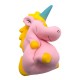 Squishy Baby Unicorn Hippo 14cm*10cm*8cm Licensed Super Slow Rising Cute Pink Scented Original Package