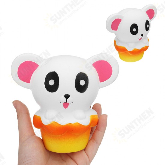 Bear Cake Squishy 11*12.5*8CM Slow Rising Cartoon Gift Collection Soft Toy