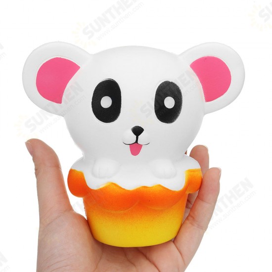 Bear Cake Squishy 11*12.5*8CM Slow Rising Cartoon Gift Collection Soft Toy