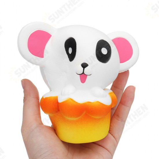 Bear Cake Squishy 11*12.5*8CM Slow Rising Cartoon Gift Collection Soft Toy