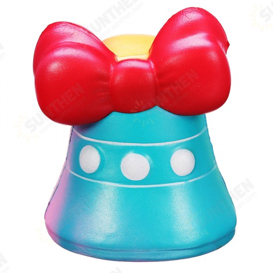 Bow-Knot Bell Squishy 12CM Jumbo Slow Rising Soft Toy Gift Collection With Packaging Bow-Knot Bell Squishy 12CM Jumbo Slow Rising Soft Toy Gift Collection With Packaging