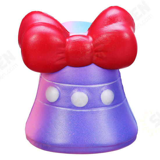 Bow-Knot Bell Squishy 12CM Jumbo Slow Rising Soft Toy Gift Collection With Packaging Bow-Knot Bell Squishy 12CM Jumbo Slow Rising Soft Toy Gift Collection With Packaging