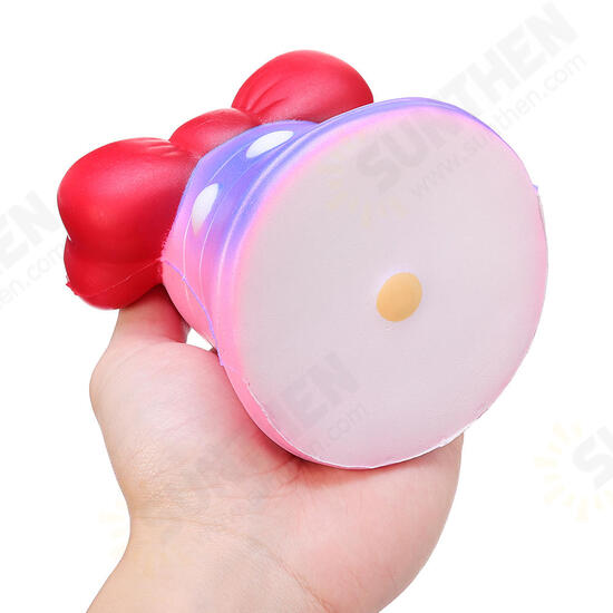 Bow-Knot Bell Squishy 12CM Jumbo Slow Rising Soft Toy Gift Collection With Packaging Bow-Knot Bell Squishy 12CM Jumbo Slow Rising Soft Toy Gift Collection With Packaging