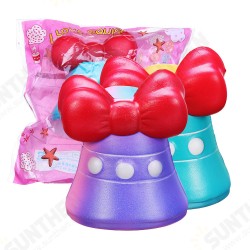 Bow-Knot Bell Squishy 12CM Jumbo Slow Rising Soft Toy Gift Collection With Packaging Bow-Knot Bell Squishy 12CM Jumbo Slow Rising Soft Toy Gift Collection With Packaging