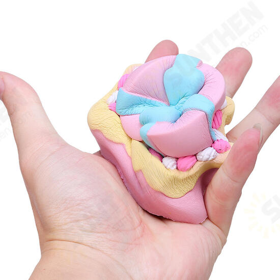 Bow-knot Double Cake Squishy 9CM Jumbo With Packaging Collection Gift