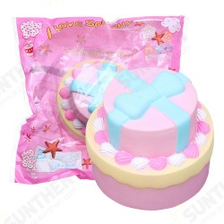 Bow-knot Double Cake Squishy 9CM Jumbo With Packaging Collection Gift Bow-knot Double Cake Squishy 9CM Jumbo With Packaging Collection Gift