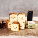 Bread Squishy Toast 8CM Funny Expressions Jumbo Gift Collection With Packaging