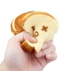 Bread Squishy Toast 8CM Funny Expressions Jumbo Gift Collection With Packaging