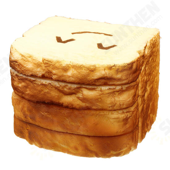 Bread Squishy Toast 8CM Funny Expressions Jumbo Gift Collection With Packaging