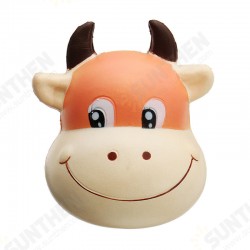 Bull Head Squishy 10*8cm Slow Rising With Packaging Collection Gift Soft Toy Bull Head Squishy 10*8cm Slow Rising With Packaging Collection Gift Soft Toy