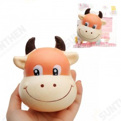 Bull Head Squishy 10*8cm Slow Rising With Packaging Collection Gift Soft Toy Bull Head Squishy 10*8cm Slow Rising With Packaging Collection Gift Soft Toy