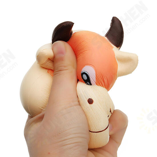 Bull Head Squishy 10*8cm Slow Rising With Packaging Collection Gift Soft Toy