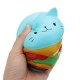 Burger Cat Squishy 10.5*9.5 CM Slow Rising Collection Gift Soft Fun Animal Toy