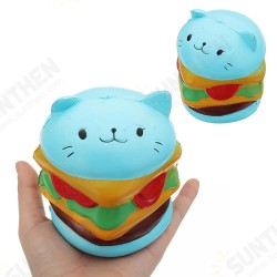 Burger Cat Squishy 10.5*9.5 CM Slow Rising Collection Gift Soft Fun Animal Toy Burger Cat Squishy 10.5*9.5 CM Slow Rising Collection Gift Soft Fun Animal Toy