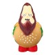 Burger Man Squishy 12.5CM Hamburger Funny Jumbo Slow Rising Rebound Toys With Packaging