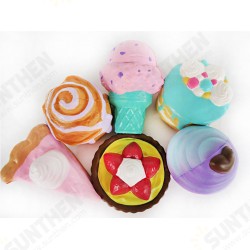 Cake Squishy Big Dessert 10CM Donuts Ice cream 16CM Pizza Bread Jumbo Collection Cake Squishy Big Dessert 10CM Donuts Ice cream 16CM Pizza Bread Jumbo Collection