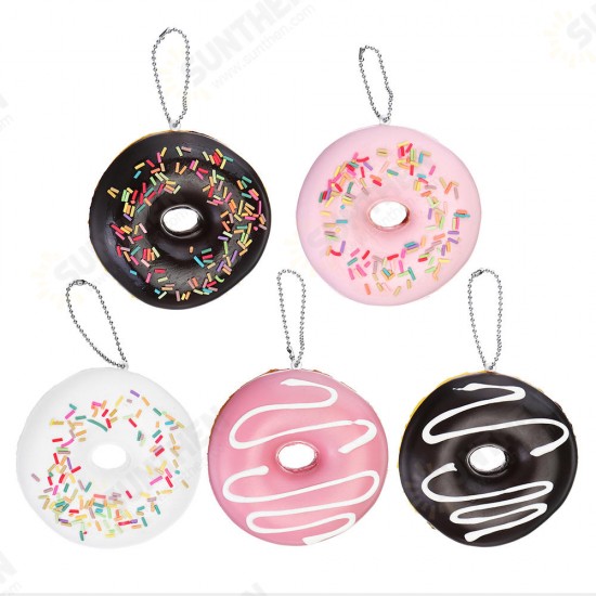 Cake Squishy Chocolate Donuts 9CM Scented Doughnuts Squeeze Jumbo Gift Collection With Packaging