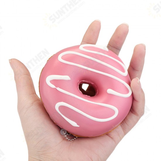 Cake Squishy Chocolate Donuts 9CM Scented Doughnuts Squeeze Jumbo Gift Collection With Packaging