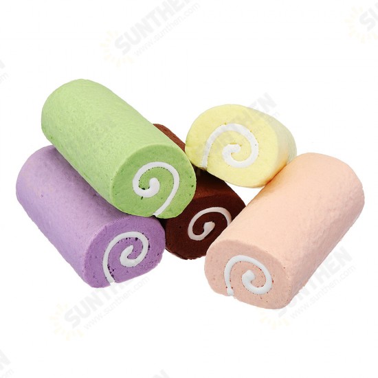 Cake Squishy Swiss Roll 10CM Wrist Pad Hand Pillow Rising Fun Toys Decoration Gifts