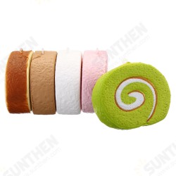 Cake Squishy Swiss Roll 7cm Slow Rising Funny Gift Collection With Packaging Cake Squishy Swiss Roll 7cm Slow Rising Funny Gift Collection With Packaging