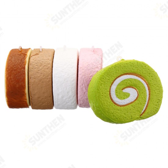 Cake Squishy Swiss Roll 7cm Slow Rising Funny Gift Collection With Packaging