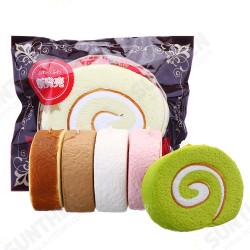 Cake Squishy Swiss Roll 7cm Slow Rising Funny Gift Collection With Packaging Cake Squishy Swiss Roll 7cm Slow Rising Funny Gift Collection With Packaging