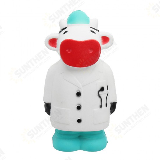 Calf Doctor Cow Squishy 14.7*7.6CM Slow Rising Soft Toy Gift Collection With Packaging