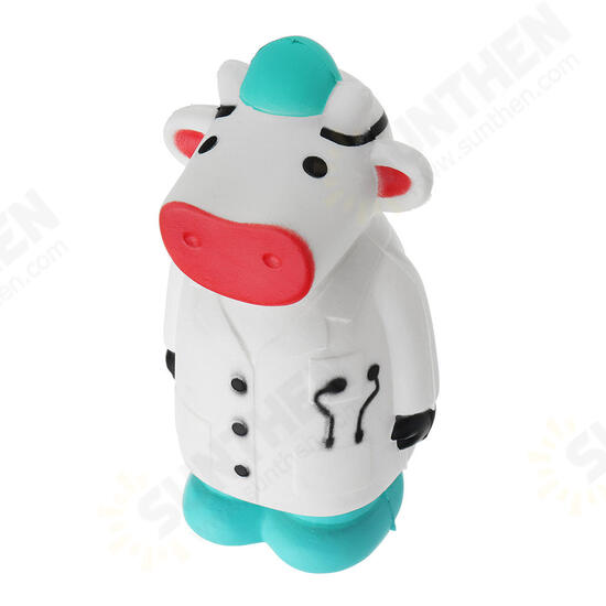 Calf Doctor Cow Squishy 14.7*7.6CM Slow Rising Soft Toy Gift Collection With Packaging