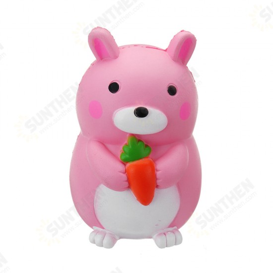 Carrot Rabbit Squishy 9*12.5cm Slow Rising With Packaging Collection Gift Soft Toy