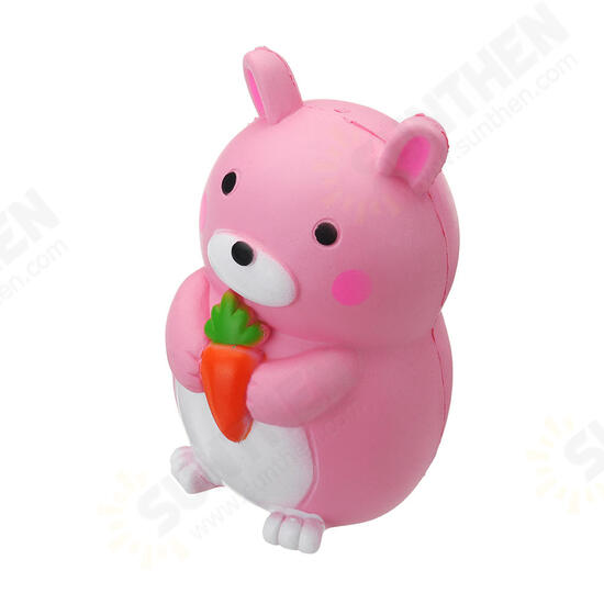 Carrot Rabbit Squishy 9*12.5cm Slow Rising With Packaging Collection Gift Soft Toy