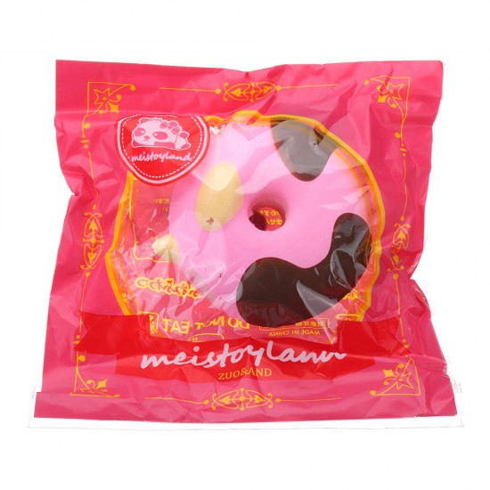 Cartoon Cow Donut Cake Squishy 8CM Slow Rising With Packaging Collection Gift Soft Toy
