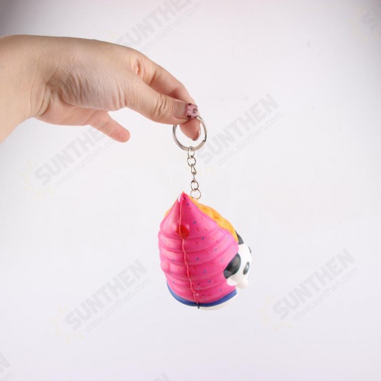 Cartoon Hanging Ornament Squishy With Key Ring Packaging Pendant Toy Gift Decor Collection With Packaging