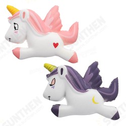 Cartoon Pegasus Squishy 11*7.5*3CM Slow Rising With Packaging Collection Gift Soft Toy Cartoon Pegasus Squishy 11*7.5*3CM Slow Rising With Packaging Collection Gift Soft Toy