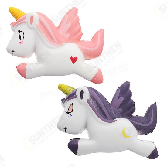 Cartoon Pegasus Squishy 11*7.5*3CM Slow Rising With Packaging Collection Gift Soft Toy