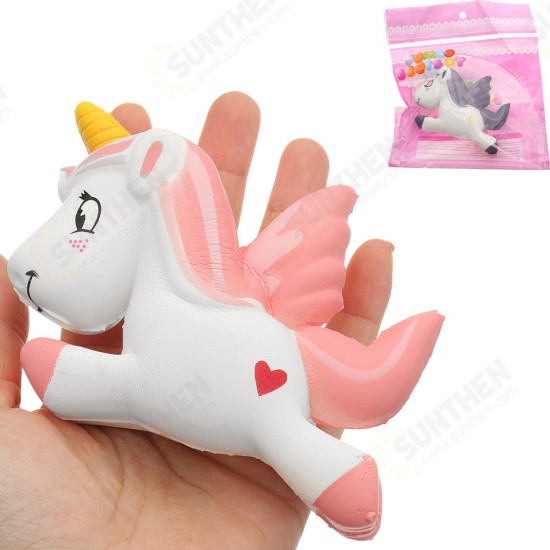 Cartoon Pegasus Squishy 11*7.5*3CM Slow Rising With Packaging Collection Gift Soft Toy