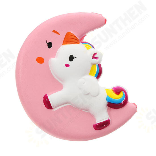 Cartoon Unicorn Moon Pegasus Squishy 11cm Slow Rising Collection Gift Toy