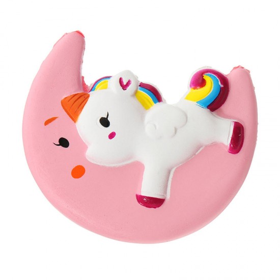 Cartoon Unicorn Moon Pegasus Squishy 11cm Slow Rising Collection Gift Toy