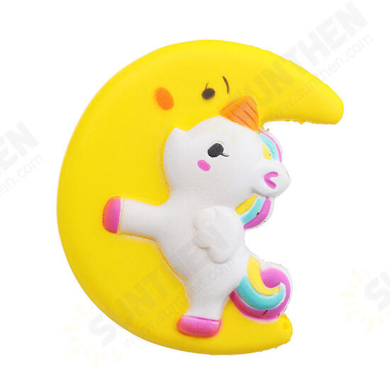 Cartoon Unicorn Moon Pegasus Squishy 11cm Slow Rising Collection Gift Toy