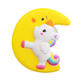 Cartoon Unicorn Moon Pegasus Squishy 11cm Slow Rising Collection Gift Toy